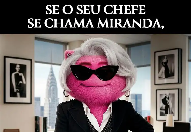 A sua chefe se chama Miranda? O CNA te dá o curso de inglês!